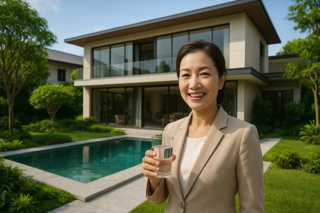 Kinh nghiệm chọn máy lọc nước cho biệt thự sân vườn