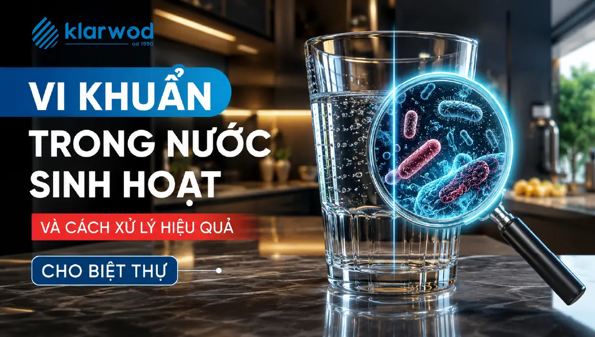 Vi Khuẩn Trong Nước Sinh Hoạt: E.coli, Coliform & Cách Xử Lý
