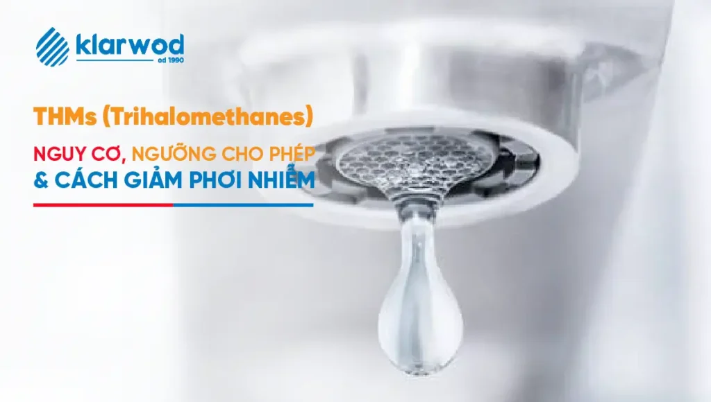 THMs trong nước là gì? Ngưỡng cho phép và cách giảm